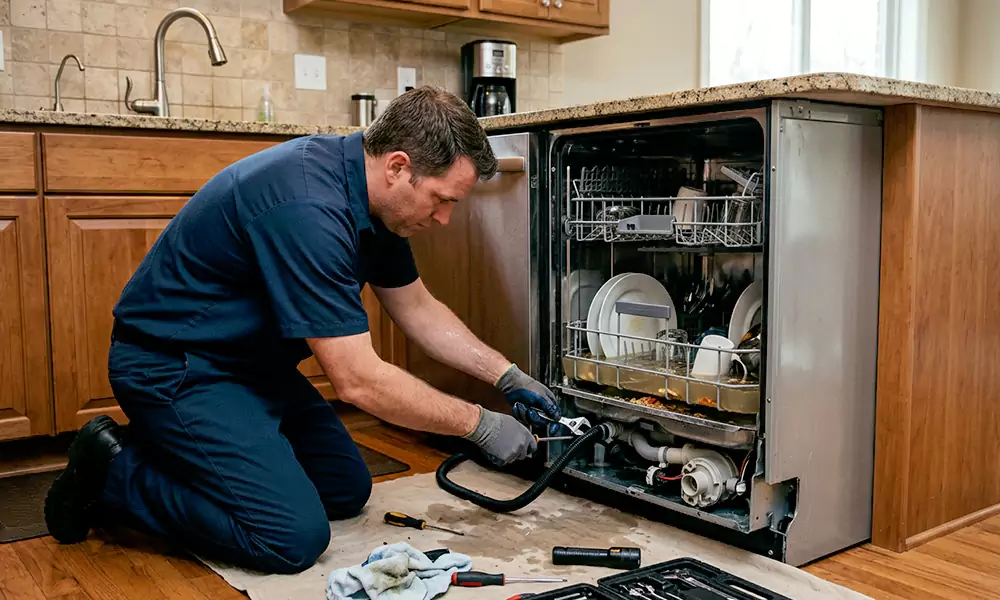 Dishwasher Not Draining Repair in Clifton, NJ
