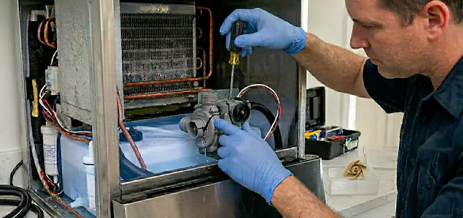 Commercial Ice Maker Water Pump Repair in Clifton