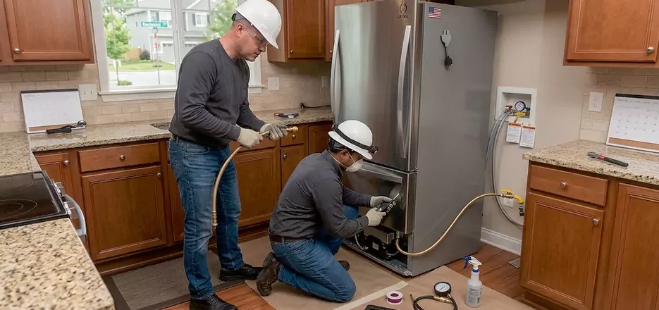 Propane Refrigerator Installation in Clifton